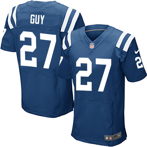 Men's Elite Winston Guy Nike Jersey Royal Blue Home - #27 NFL Indianapolis Colts